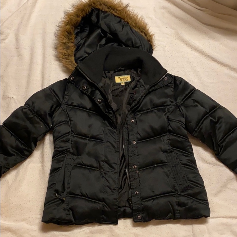 Girl’s puffy winter jacket